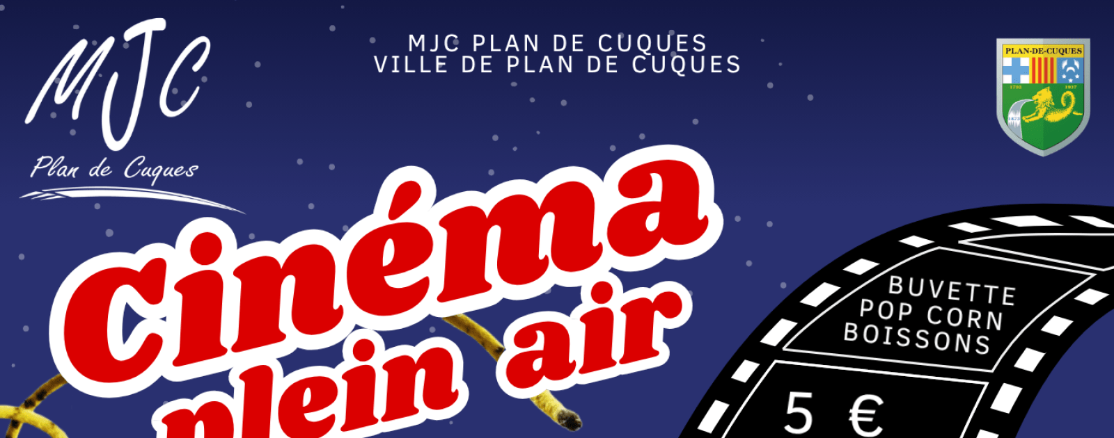 Le Cinéma MJC en plein air vous donne rendez-vous !